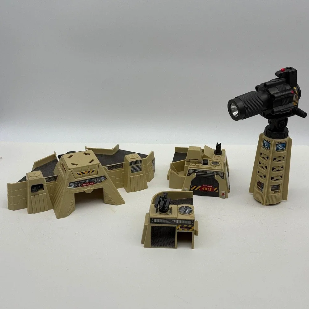 Vtg Micro Machines Military Battle Zones Night Attack Playset Galoob 1995 Parts